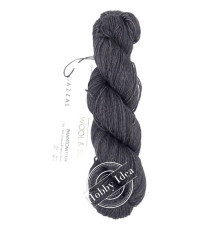 Gazzal Wool & Silk 11133 Тёмно-серый