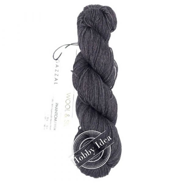 Gazzal Wool & Silk 11133 Тёмно-серый из категории Gazzal Wool & Silk