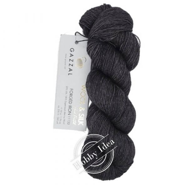 Gazzal Wool & Silk 11134 Чёрный из категории Gazzal Wool & Silk
