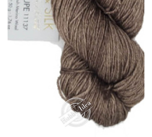 Gazzal Wool & Silk 11137 Кофейный