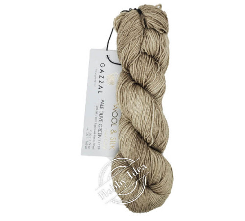 Gazzal Wool & Silk 11139 Светло бежевый