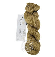 Gazzal Wool & Silk 11140 Тёмно-золотой