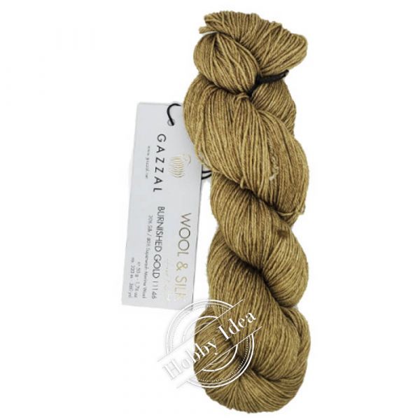 Gazzal Wool & Silk 11140 Тёмно-золотой из категории Gazzal Wool & Silk