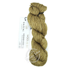 Gazzal Wool & Silk 11146 Соломенно-зелёный