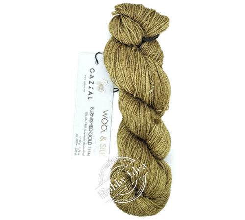 Gazzal Wool & Silk 11146 Соломенно-зелёный