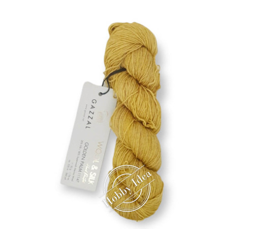 Gazzal Wool & Silk 11147 Горчичный