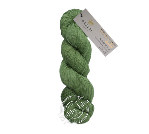 Gazzal Wool & Silk 11149 Блекло-зелёный