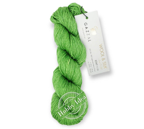Gazzal Wool & Silk 11150 Салатовый