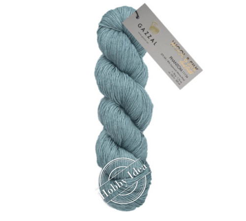 Gazzal Wool & Silk 11152 Блекло-голубой