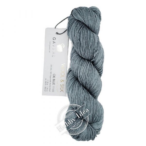 Gazzal Wool & Silk 11153 Серо-голубой из категории Gazzal Wool & Silk