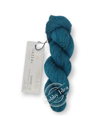 Gazzal Wool & Silk 11156 Тёмный аквамарин
