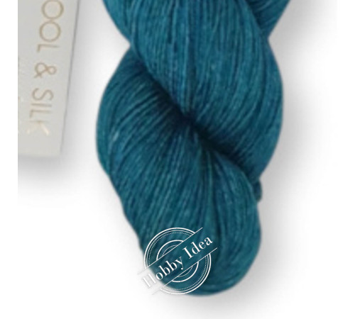 Gazzal Wool & Silk 11156 Тёмный аквамарин