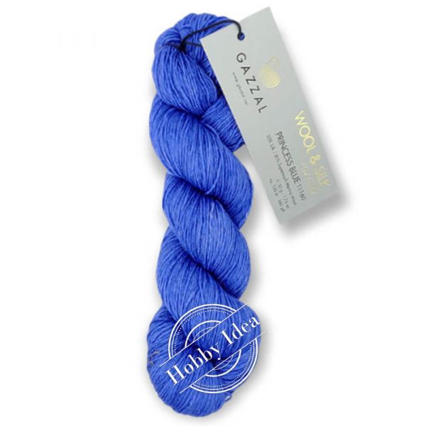 Gazzal Wool & Silk 11160 Васильковый из категории Gazzal Wool & Silk