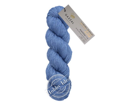 Gazzal Wool & Silk 11161 Блекло-синий