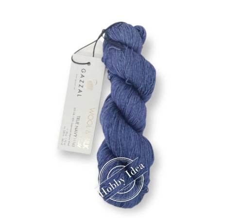 Gazzal Wool & Silk 11163 Пыльно-сиренево-голубой