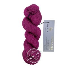 Gazzal Wool & Silk 11165 Пурпурный
