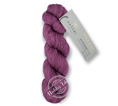 Gazzal Wool & Silk 11166 Блекло-фиолетовый