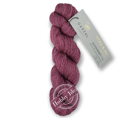 Gazzal Wool & Silk 11170 Брусничный