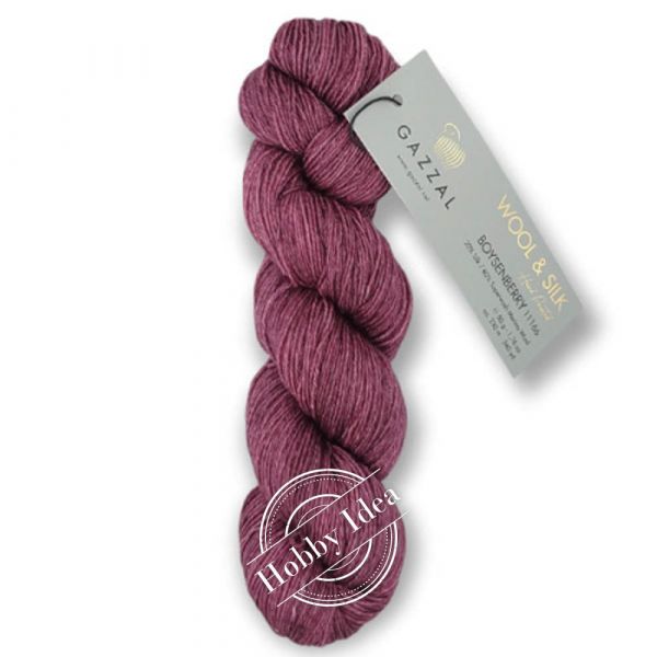 Gazzal Wool & Silk 11170 Брусничный из категории Gazzal Wool & Silk