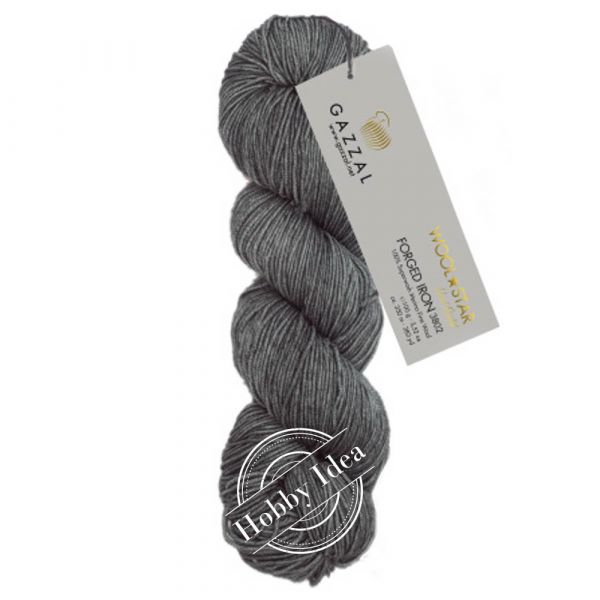 Gazzal Wool Star 3802 Серый из категории Gazzal Wool Star