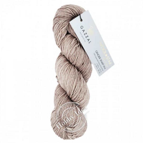 Gazzal Wool Star 3804 Бежево-серый из категории Gazzal Wool Star