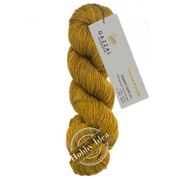 Gazzal Wool Star 3811 Золотой из категории Gazzal Wool Star
