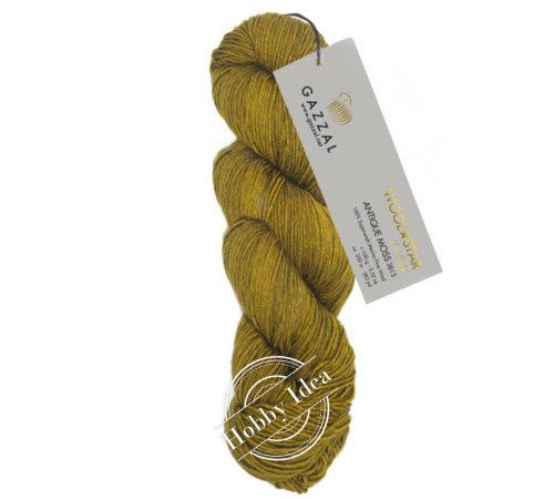 Gazzal Wool Star 3813 Оливково-охровый