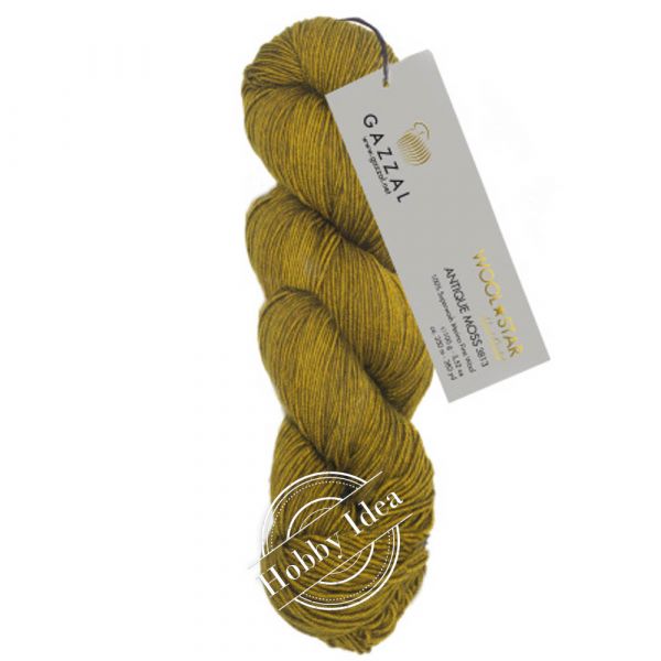 Gazzal Wool Star 3813 Оливково-охровый из категории Gazzal Wool Star