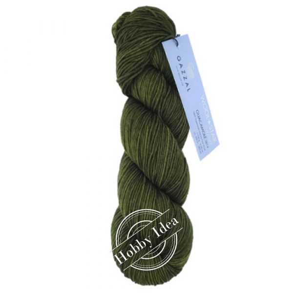 Gazzal Wool Star 3814 Тёмно-мшистый из категории Gazzal Wool Star