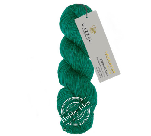 Gazzal Wool Star 3816 Изумрудный