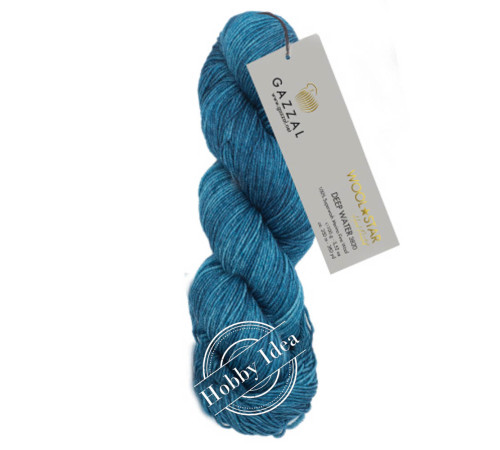 Gazzal Wool Star 3820 Блекло-голубой