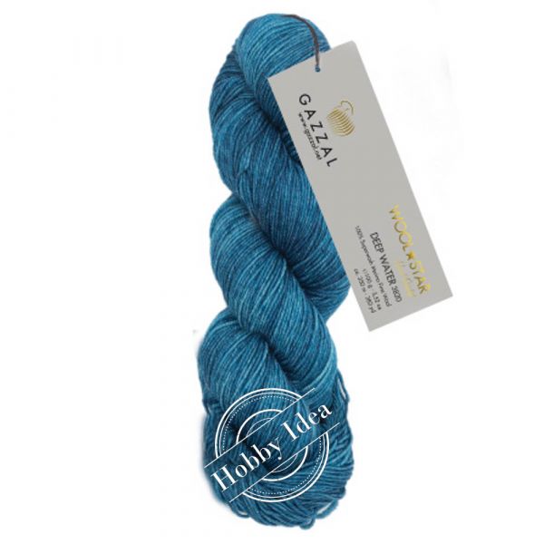 Gazzal Wool Star 3820 Блекло-голубой из категории Gazzal Wool Star