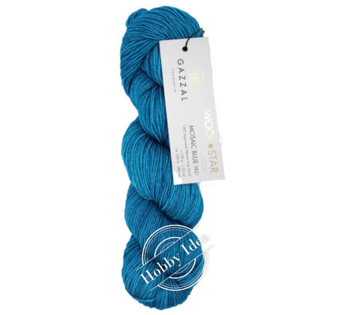 Gazzal Wool Star 3821 Голубой