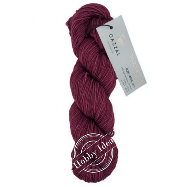 Gazzal Wool Star 3823 Тускло-вишнёвый из категории Gazzal Wool Star