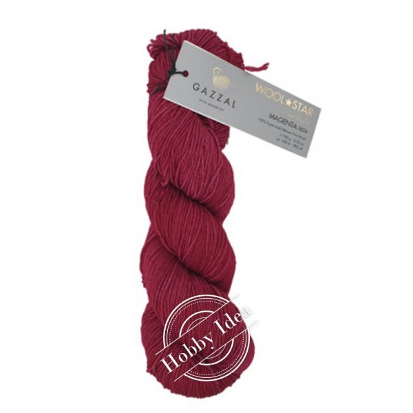 Gazzal Wool Star 3826 Вишнёвый из категории Gazzal Wool Star