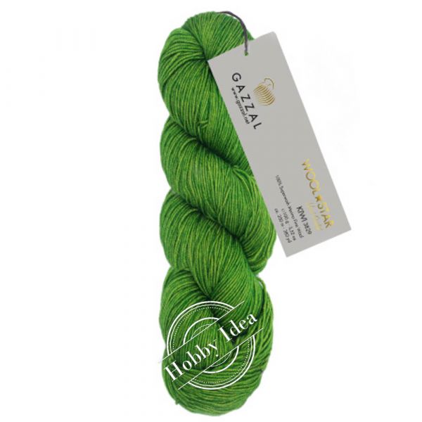 Gazzal Wool Star 3829 Салатовый из категории Gazzal Wool Star