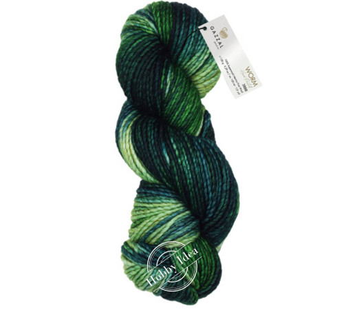 Gazzal Worm 3888 Тёмно-зелёно-салатовый