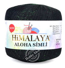 Himalaya Aloha Simli 12809 Чёрно-зелёный
