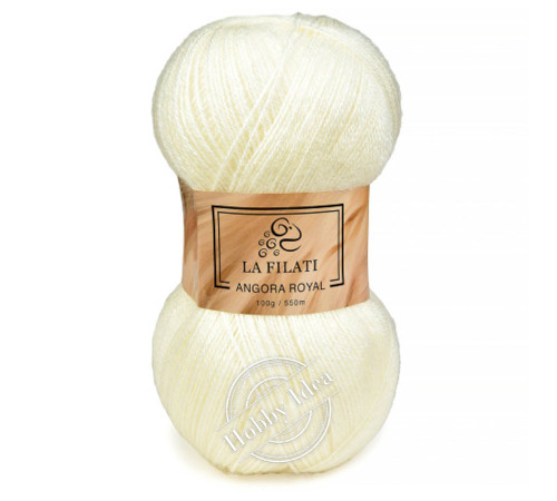 La Filati Angora Royal 1013 Молочный