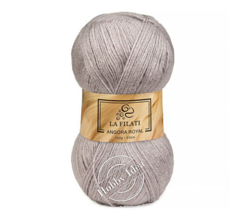 La Filati Angora Royal 709 Серый бежевый