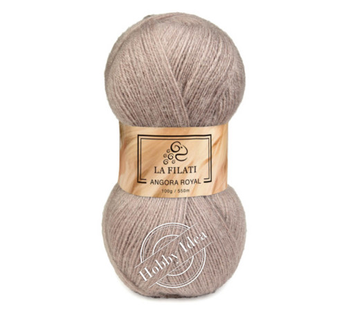 La Filati Angora Royal 843 Серо-коричневый
