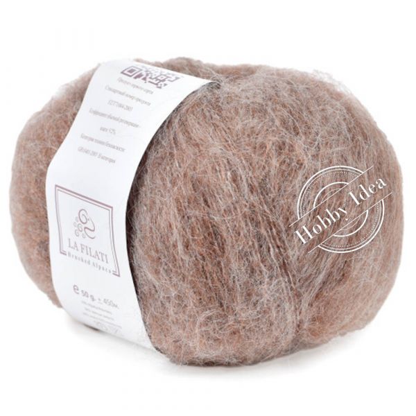 La Filati Brushed Alpaca 05 Молочный шоколад из категории La Filati Brushed Alpaca