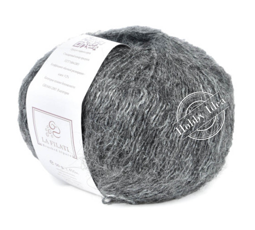 La Filati Brushed Alpaca 09 Серый меланж