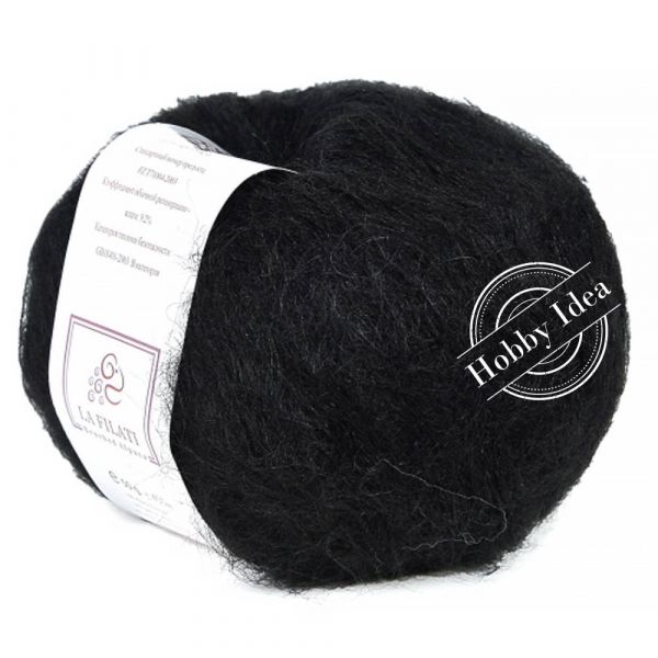 La Filati Brushed Alpaca 12 Чёрный из категории La Filati Brushed Alpaca