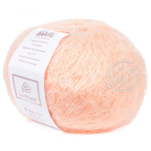 La Filati Brushed Alpaca 13 Персиково-розовый из категории La Filati Brushed Alpaca