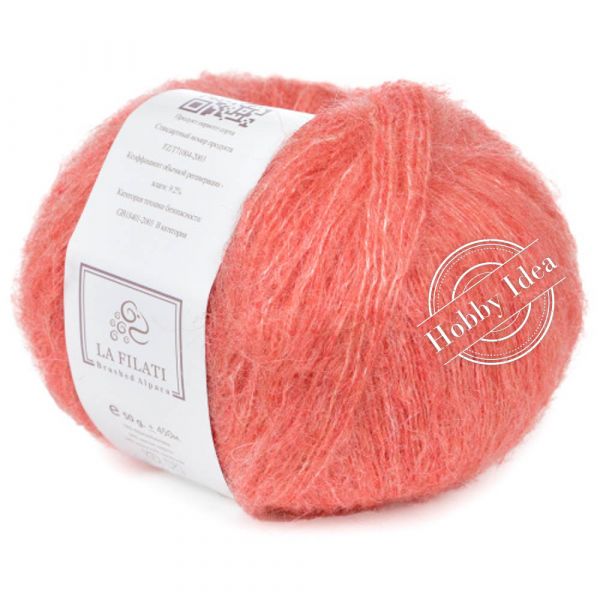 La Filati Brushed Alpaca 14 Коралловый из категории La Filati Brushed Alpaca