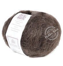 La Filati Brushed Alpaca 22 Горький шоколад