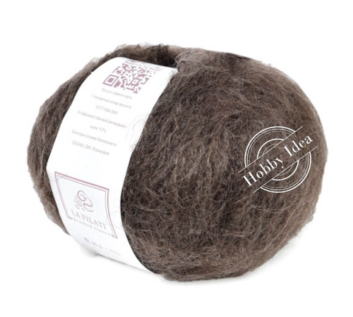 La Filati Brushed Alpaca 22 Горький шоколад