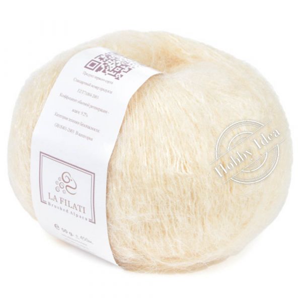 La Filati Brushed Alpaca 24 Персиковый крем из категории La Filati Brushed Alpaca