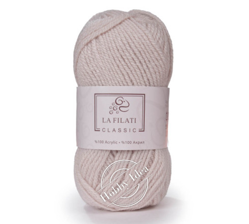 La Filati Classic 104 Бледно-кремово-розовый